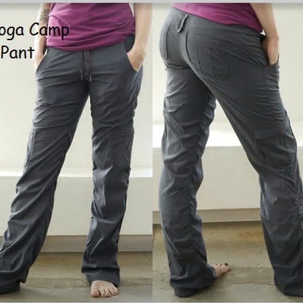 Lululemon yoga camp pants army green - Picture 4 of 8